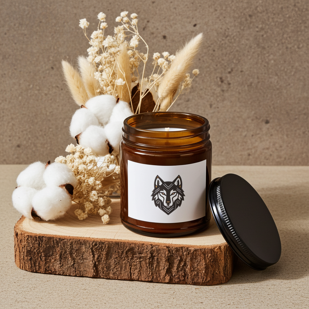 Wolf Ember Soy Candle (4oz & 9oz)