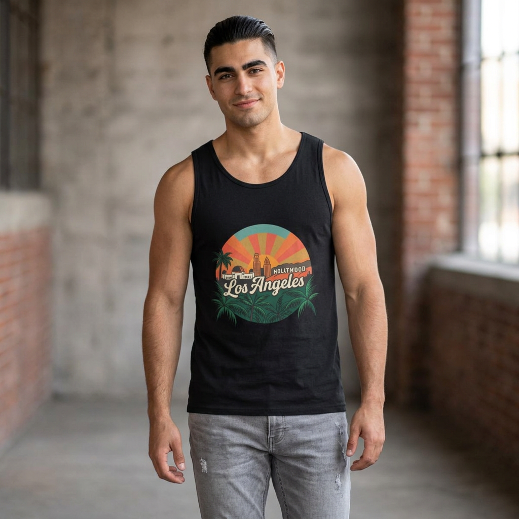 Los Angeles Retro Sunset Tank Top