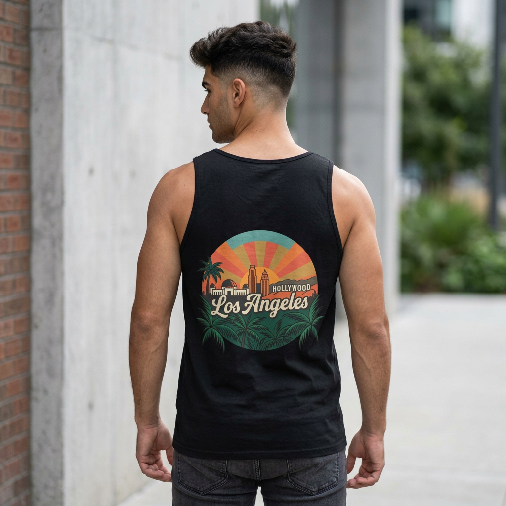 Los Angeles Retro Sunset Tank Top