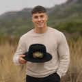 Wide Brim Hat — Hollywood Vintage Marquee Logo