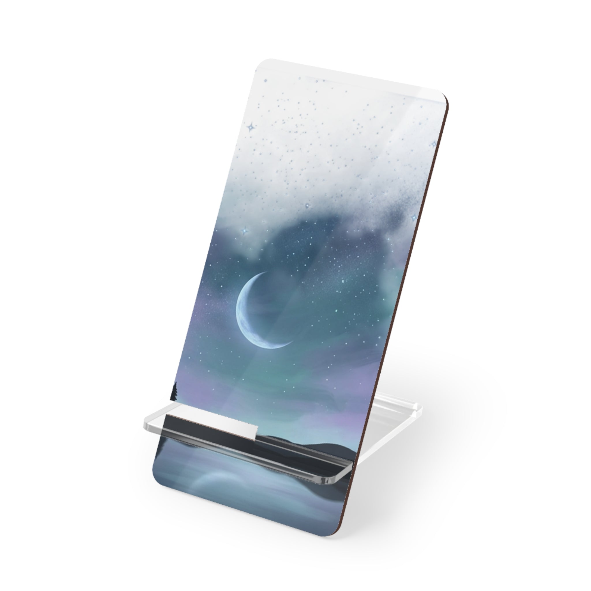 Phone Stand — Moon Night Sky