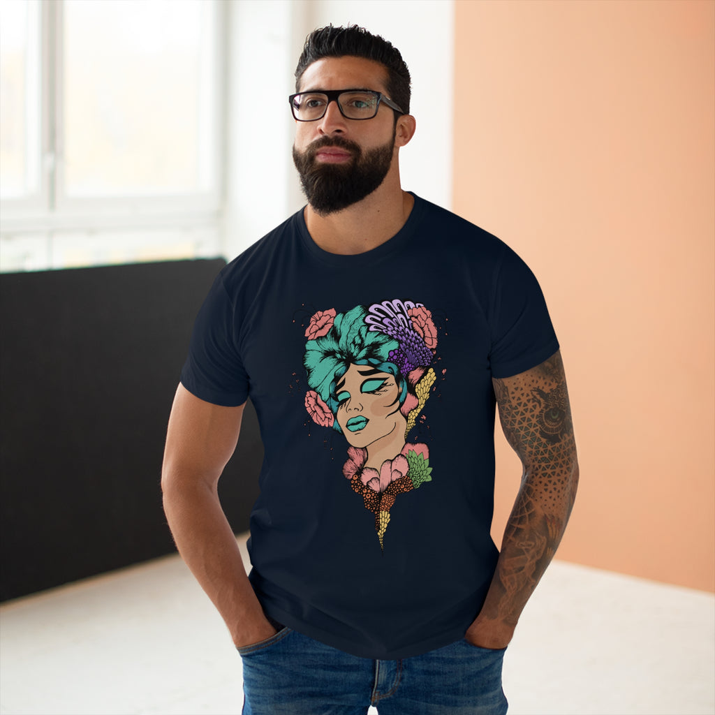 Floral Fantasy Portrait T-Shirt