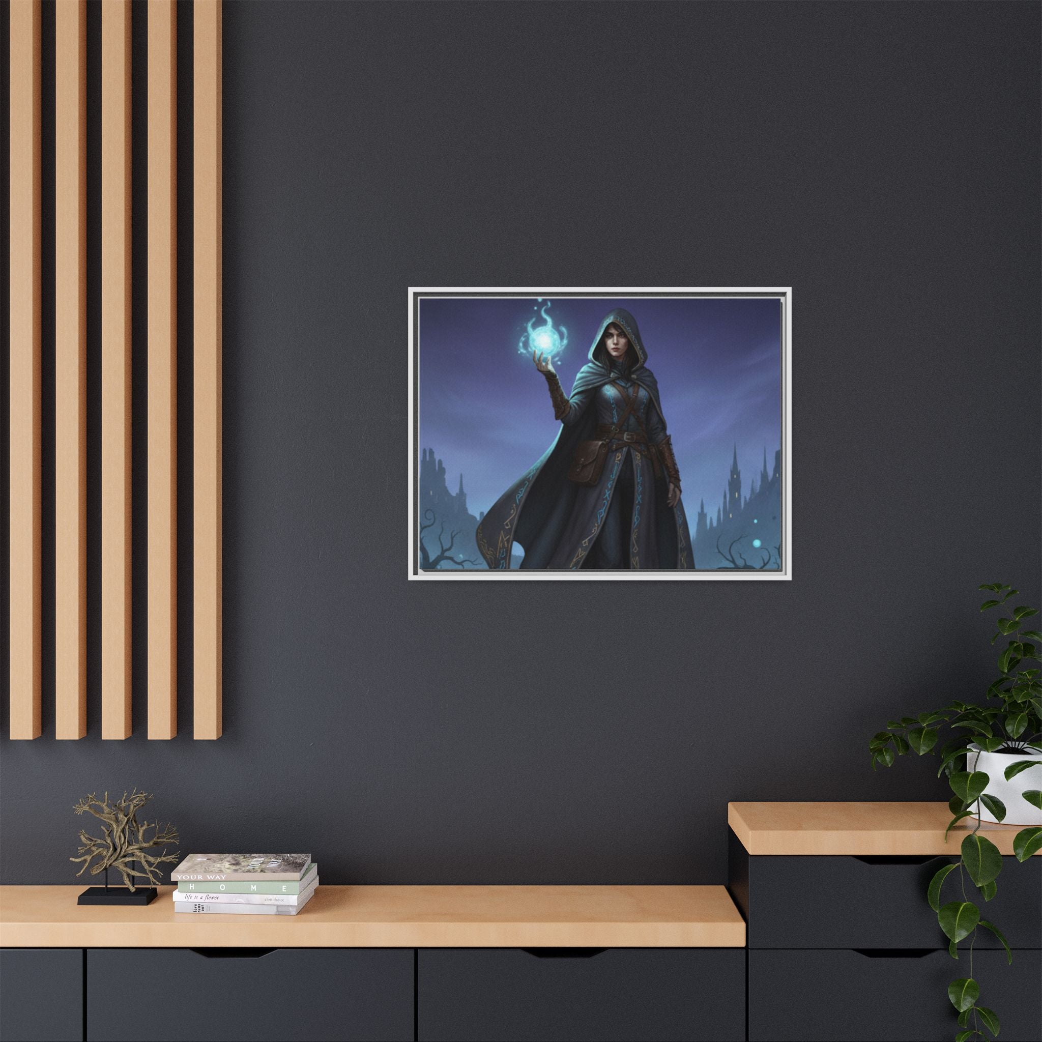 Framed Matte Canvas Wall Art