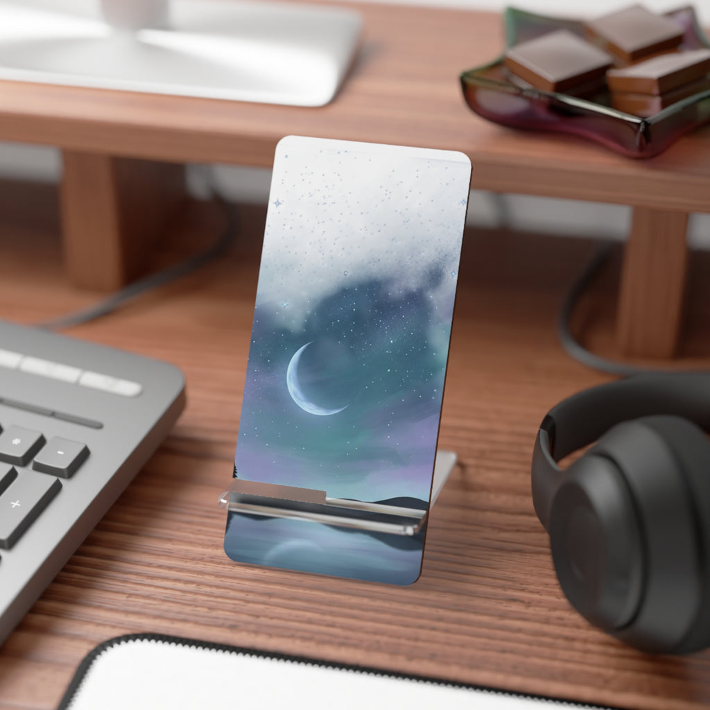 Phone Stand — Moon Night Sky