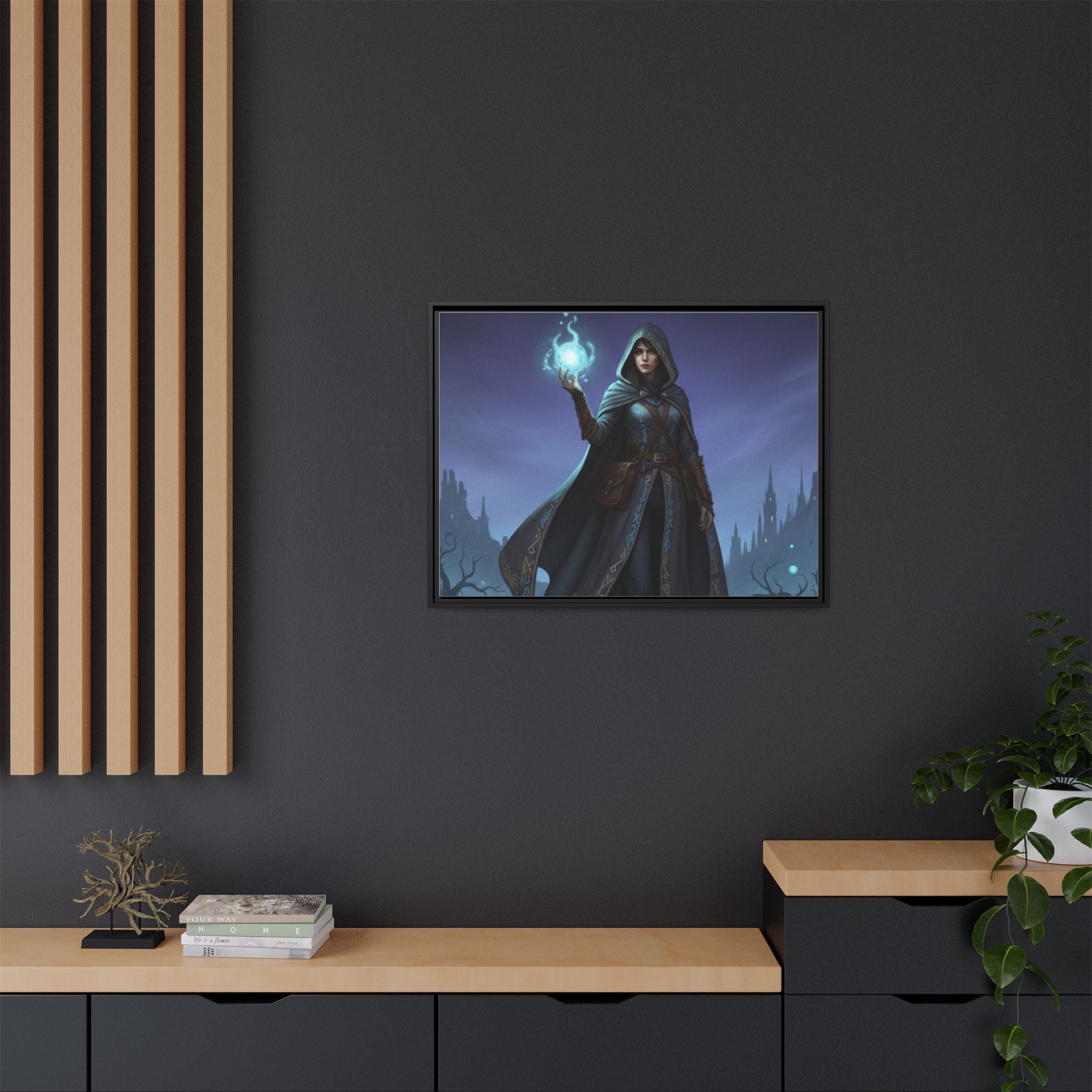 Framed Matte Canvas Wall Art
