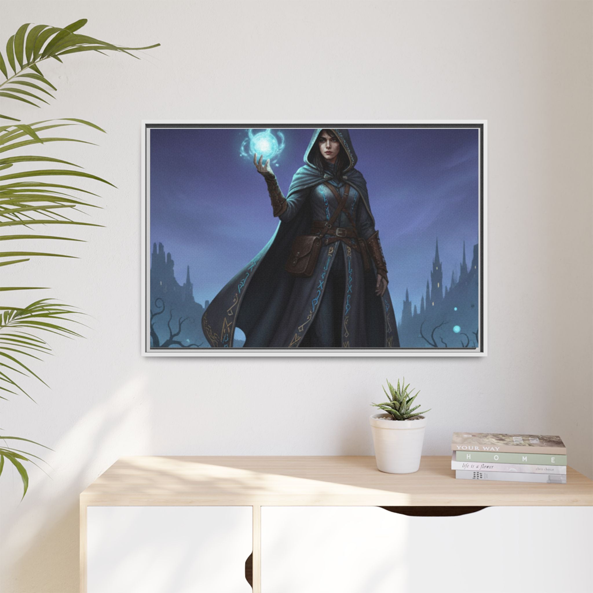 Framed Matte Canvas Wall Art