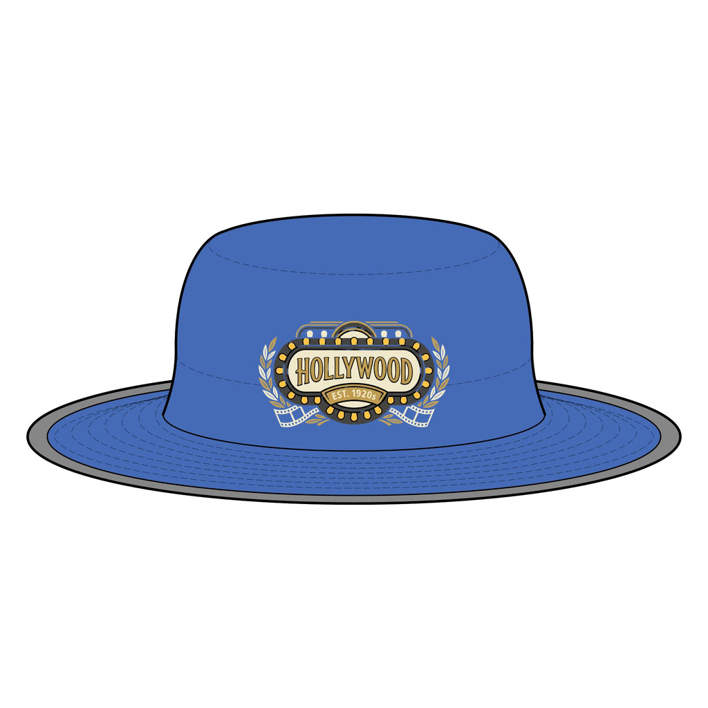 Wide Brim Hat — Hollywood Vintage Marquee Logo