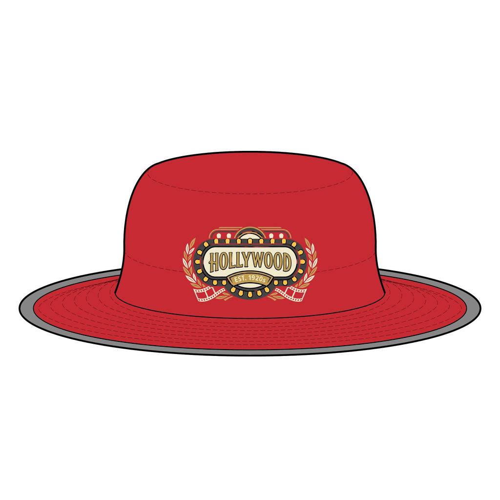 Wide Brim Hat — Hollywood Vintage Marquee Logo
