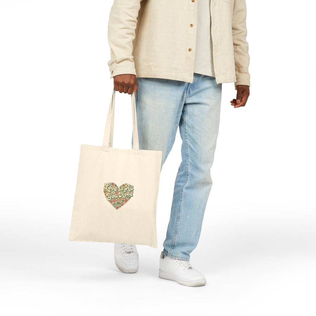 Retro Tote 'Love You'