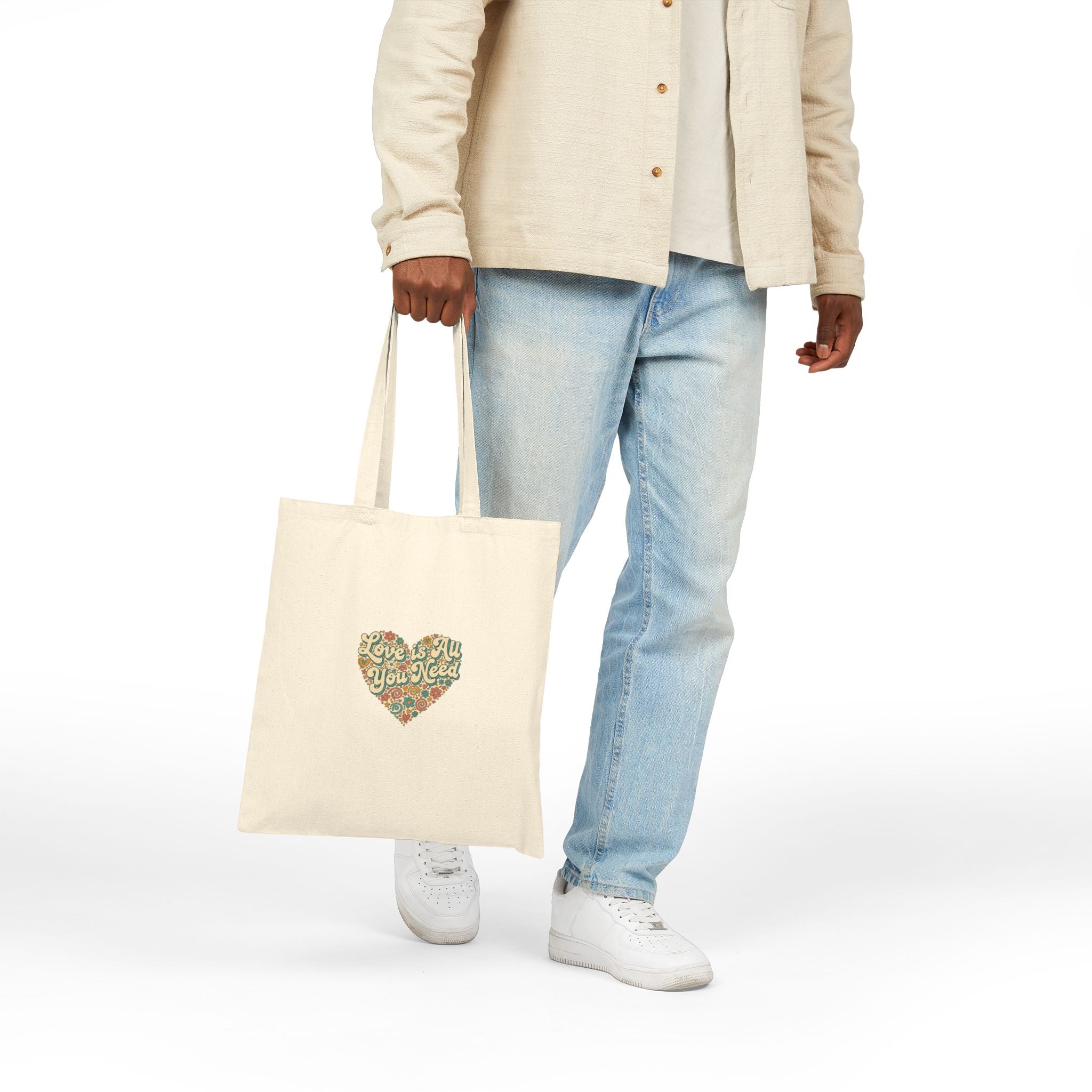 Retro Tote 'Love You'