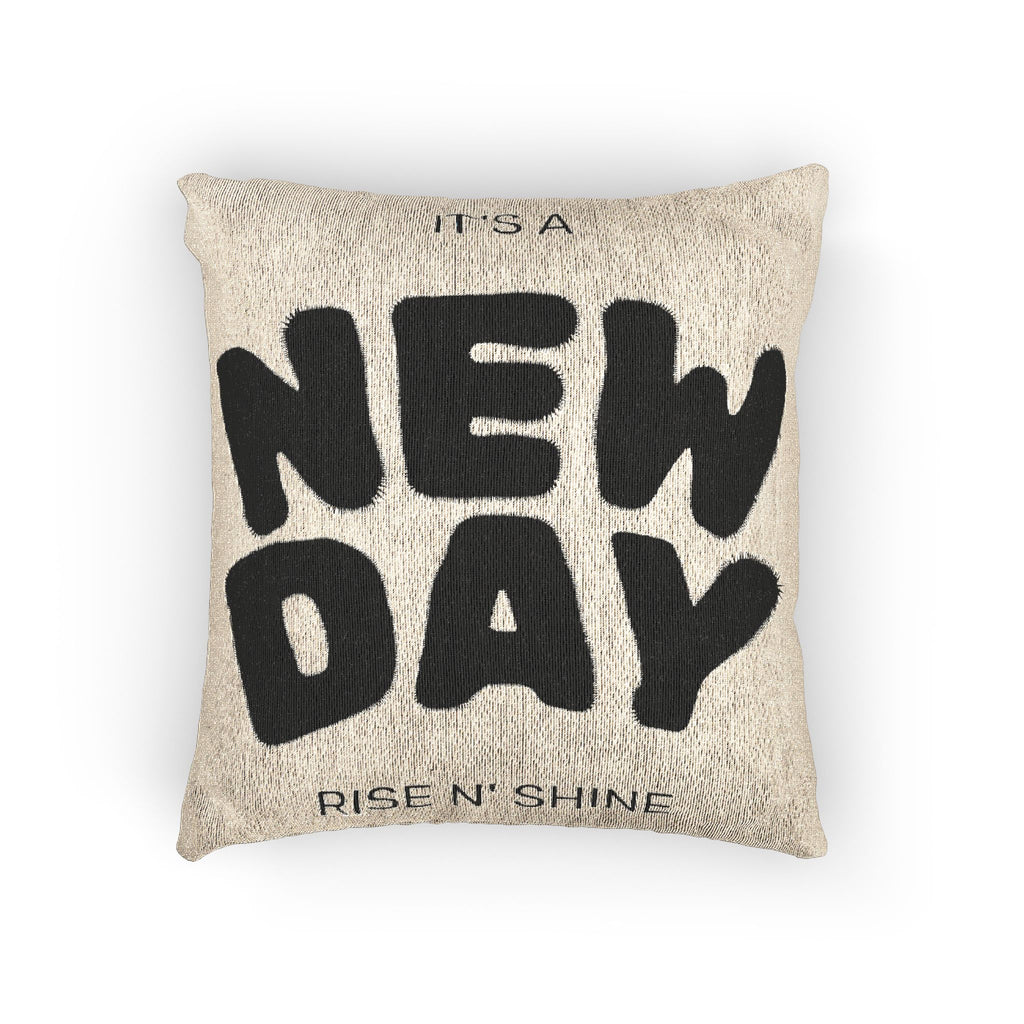 Woven Pillow – 'New Day' Pillow