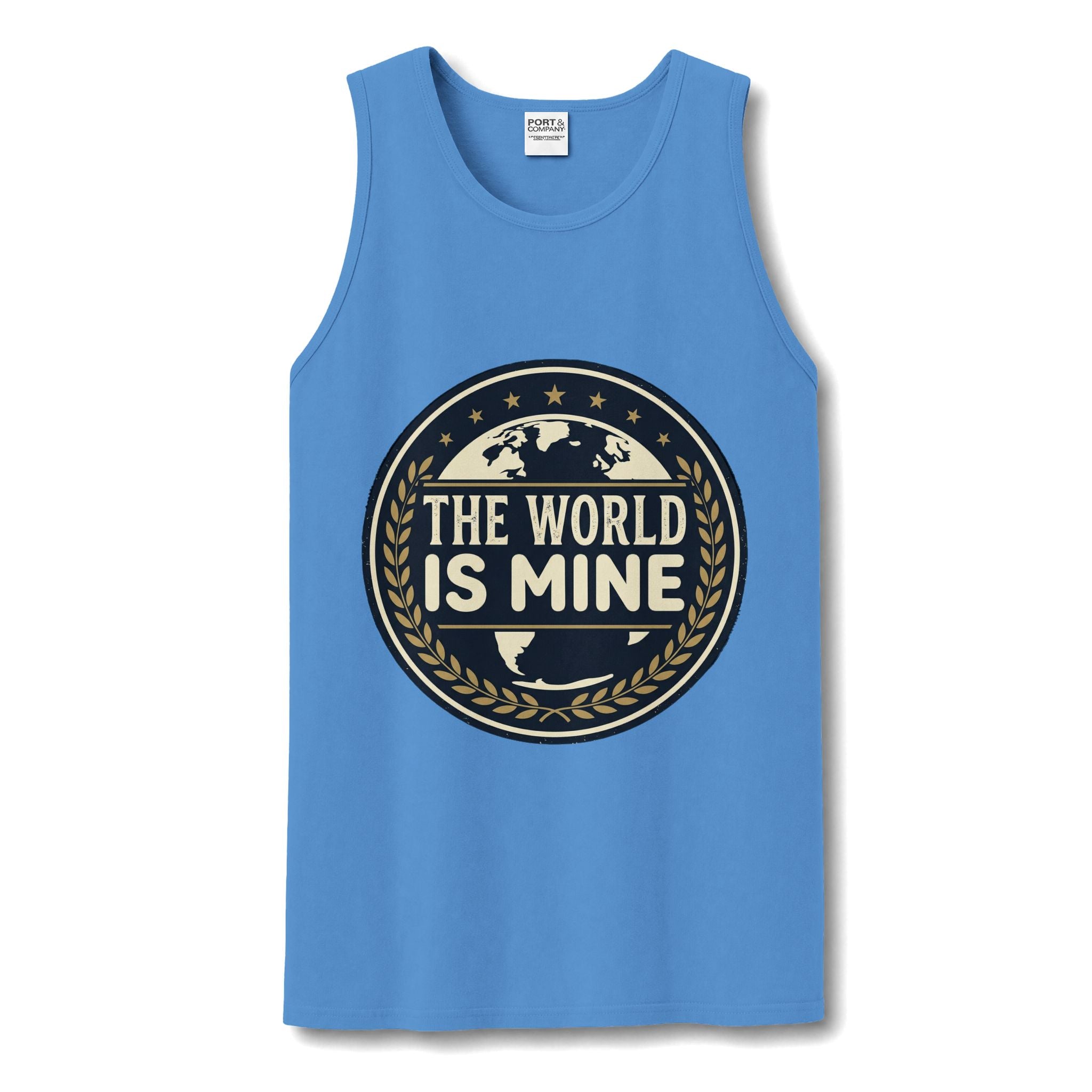 Unisex Tank Top — "The World Is Mine"