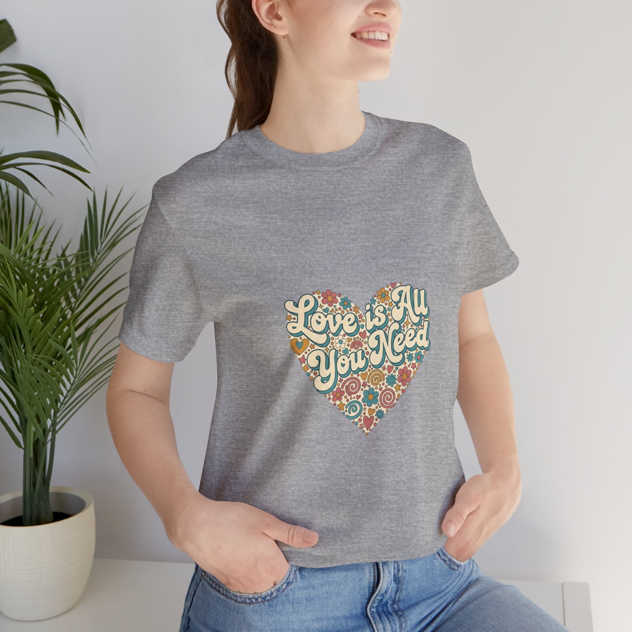 Love Is All You Need Heart Tee