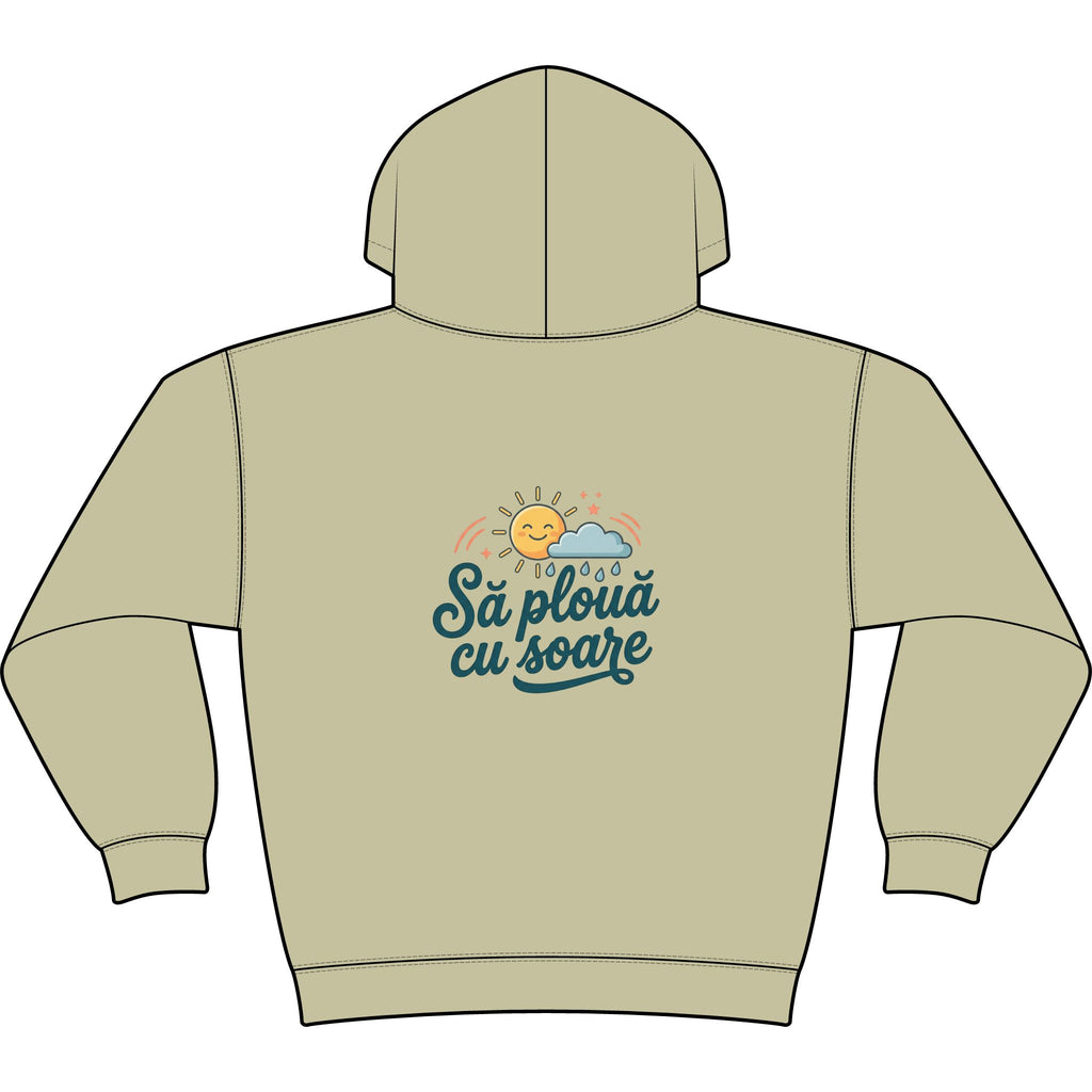 Romanian "Să plouă cu soare" Sun & Cloud Hoodie