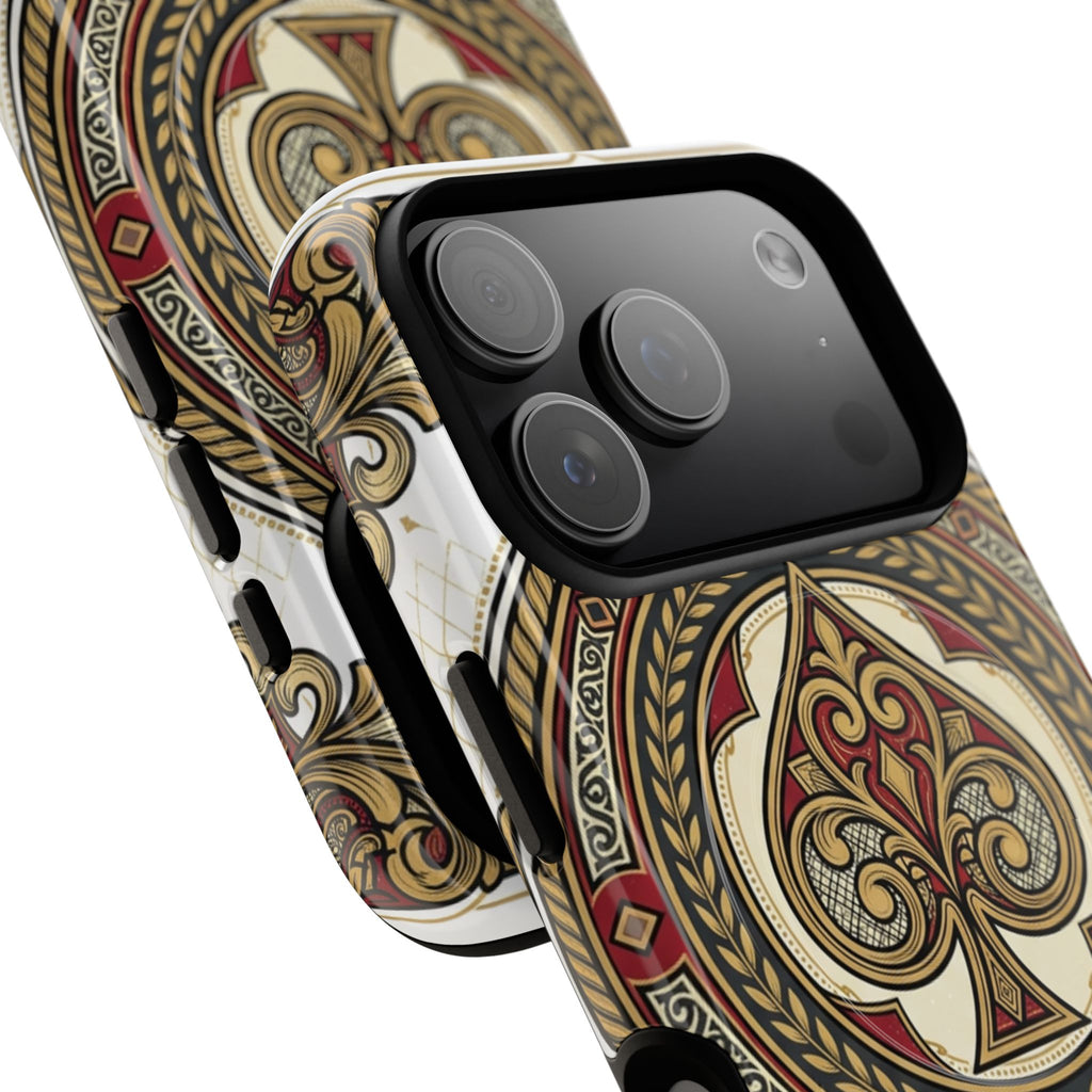 Ornate Ace of Spades Magnetic Tough Case