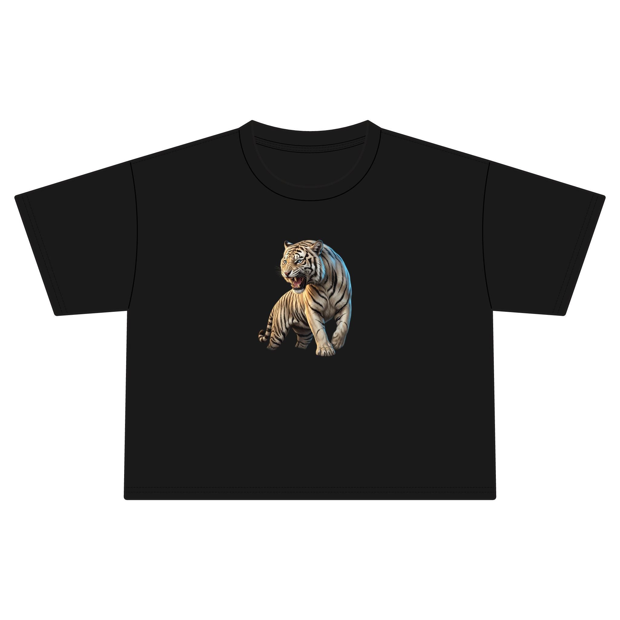 Vintage White Tiger Graphic Women's Top