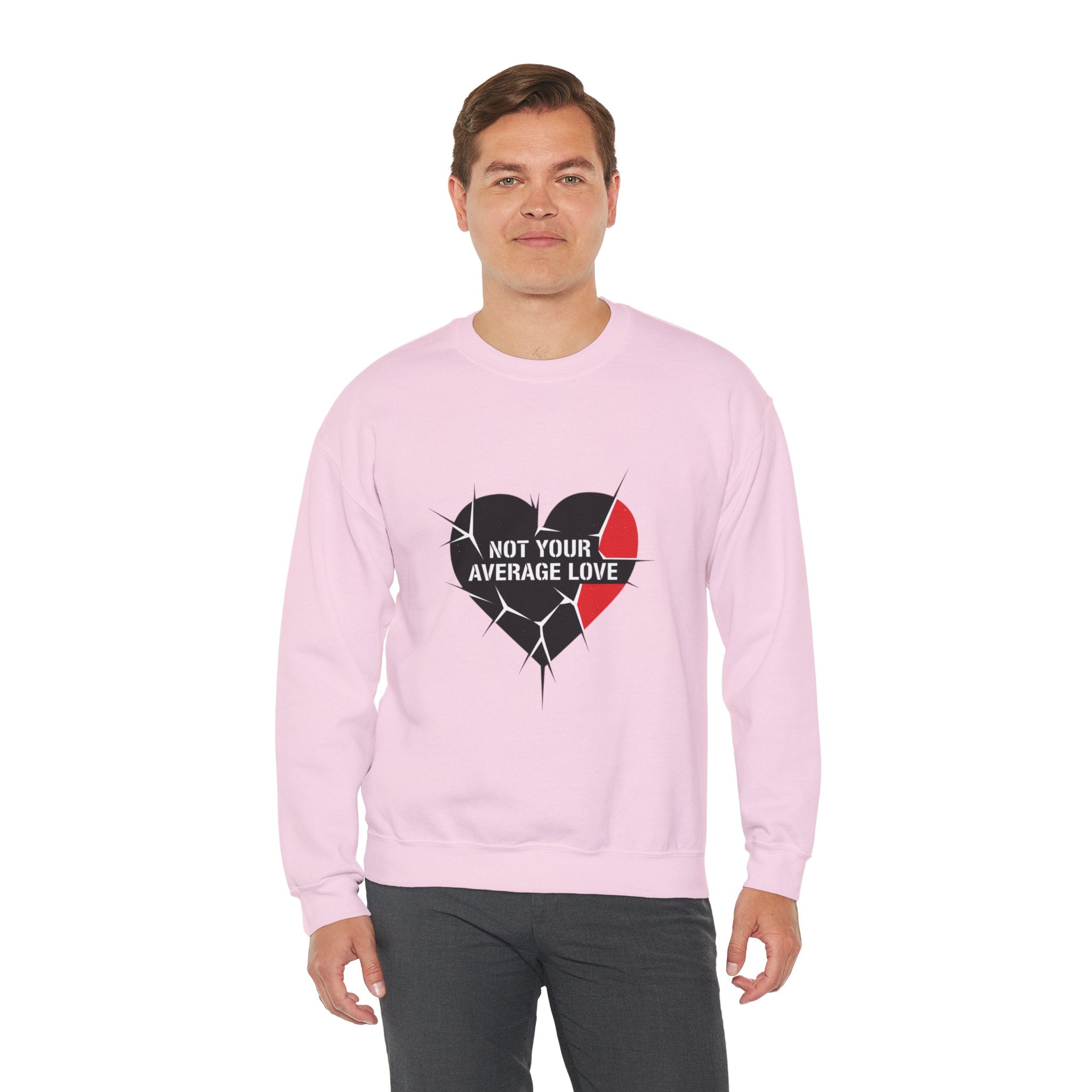 Not Your Average Love Heart Sweatshirt