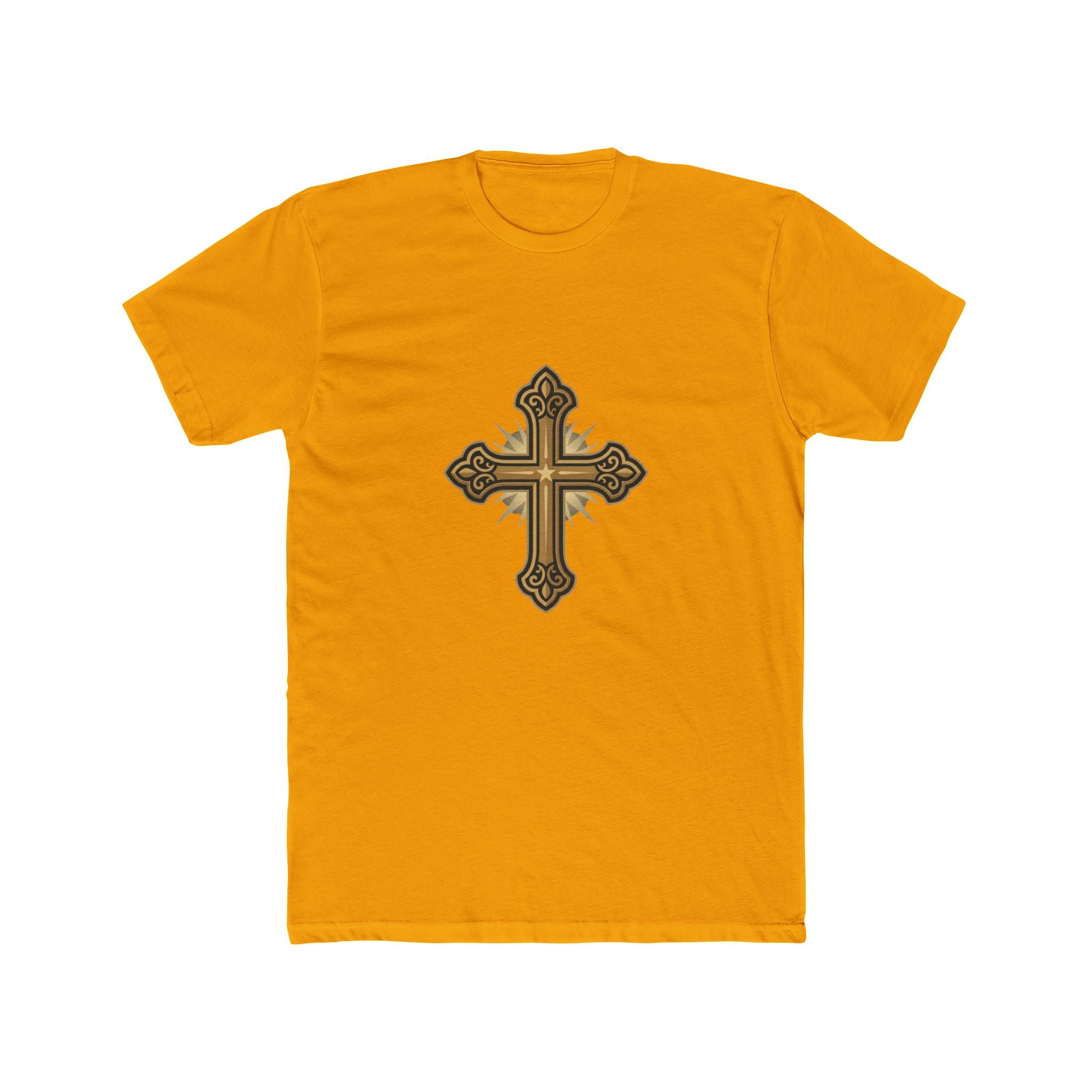 Gold Ornate Cross T-Shirt