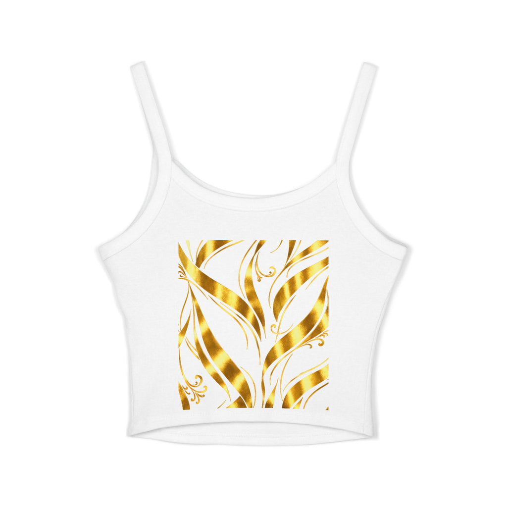 Gold Leaf Abstract Tank Top