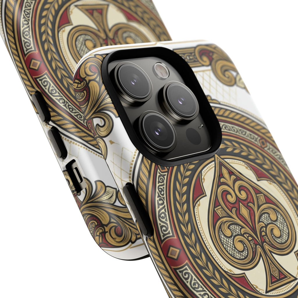 Ornate Ace of Spades Magnetic Tough Case