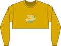 Crop Long Sleeve Tee — "My Love Is Like Thunder"