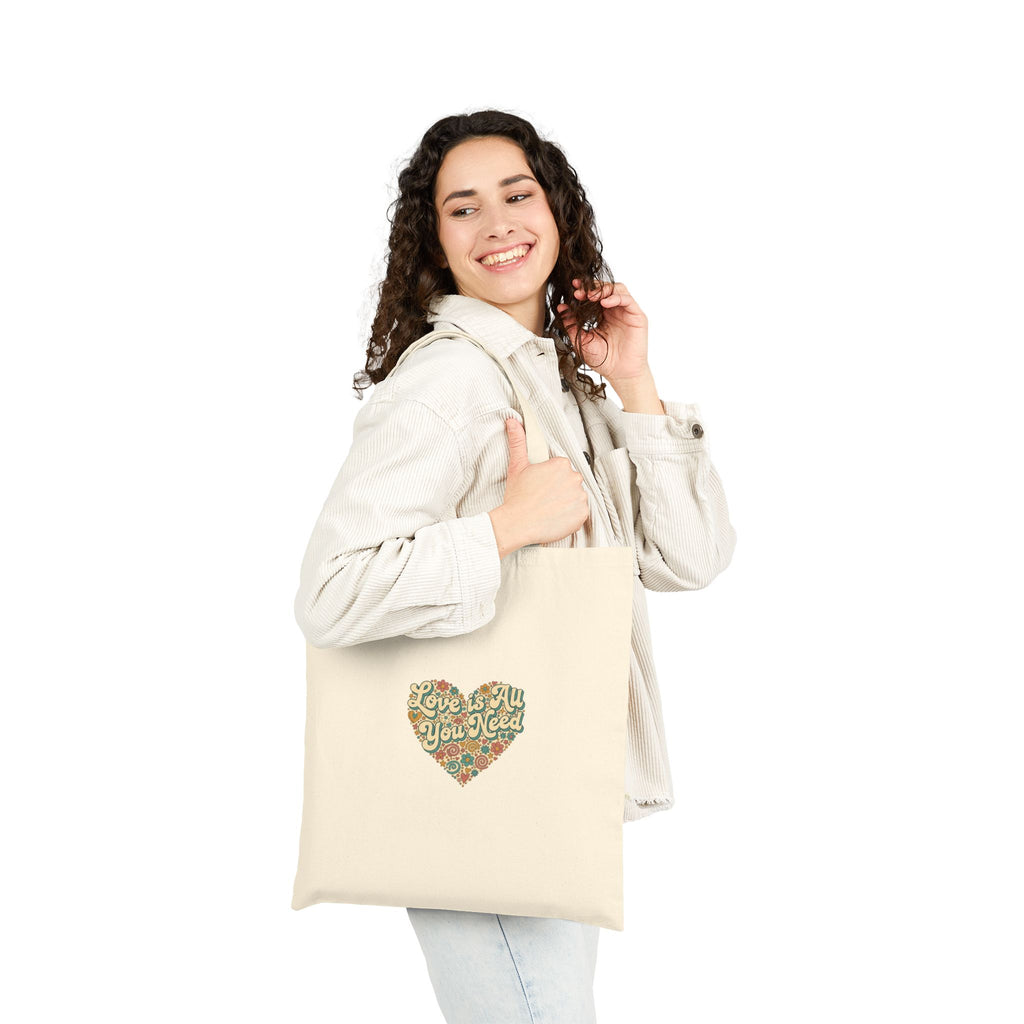 Retro Tote 'Love You'