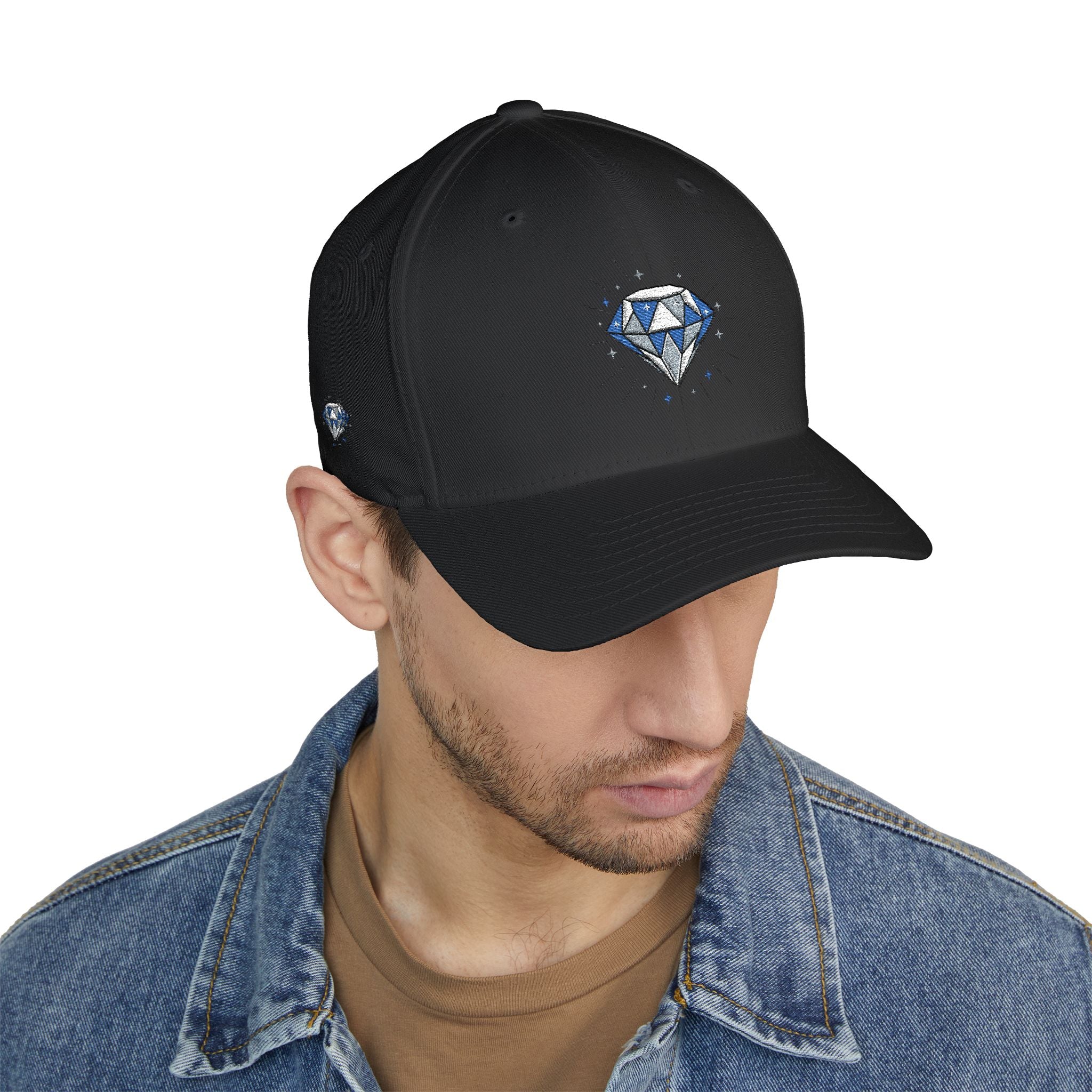 Diamond Sparkle Embroidered Cap