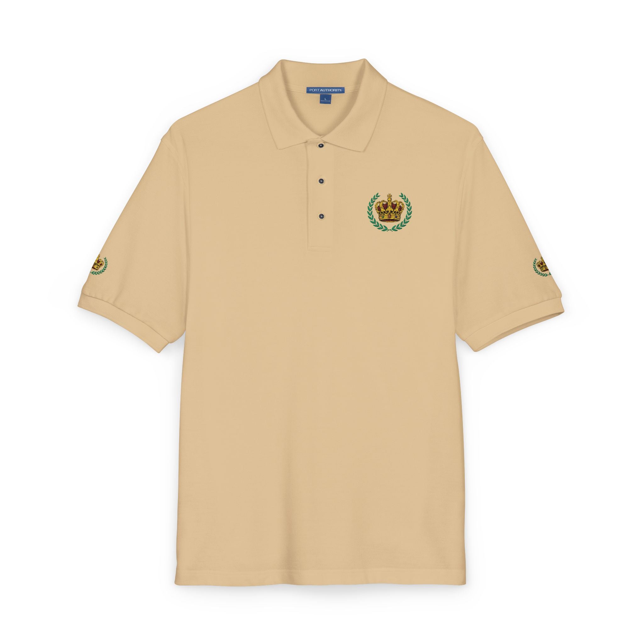 Embroidered Crest Polo Shirt