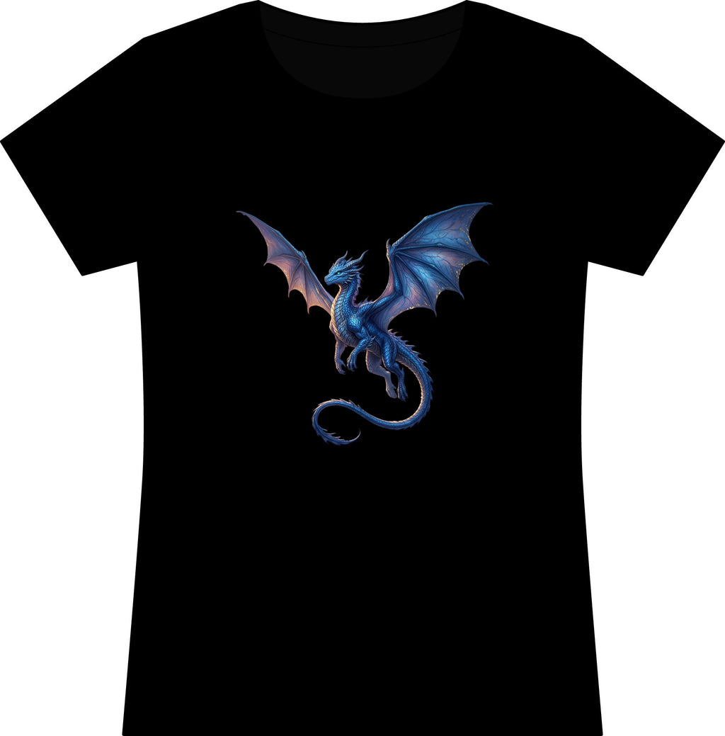 Blue Fantasy Dragon T-Shirt