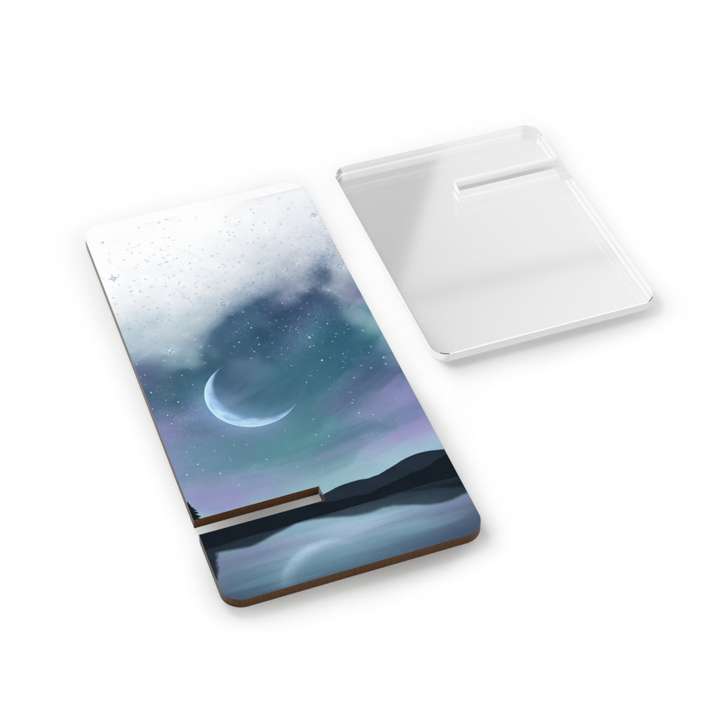Phone Stand — Moon Night Sky