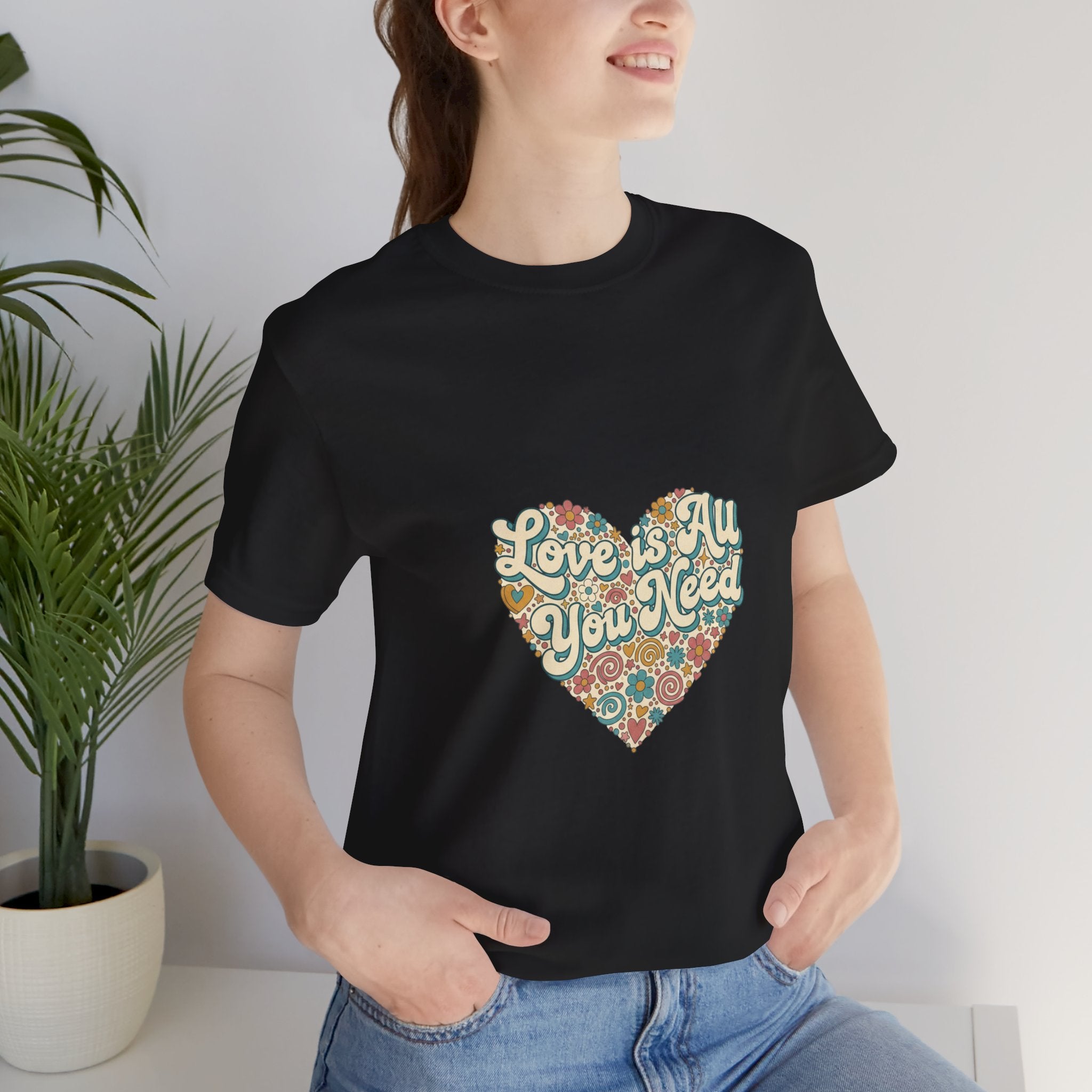 Love Is All You Need Heart Tee
