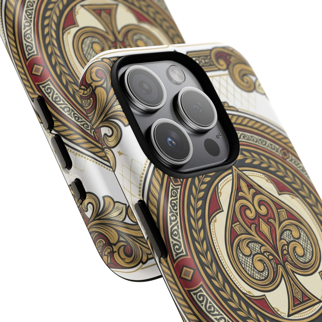 Ornate Ace of Spades Magnetic Tough Case