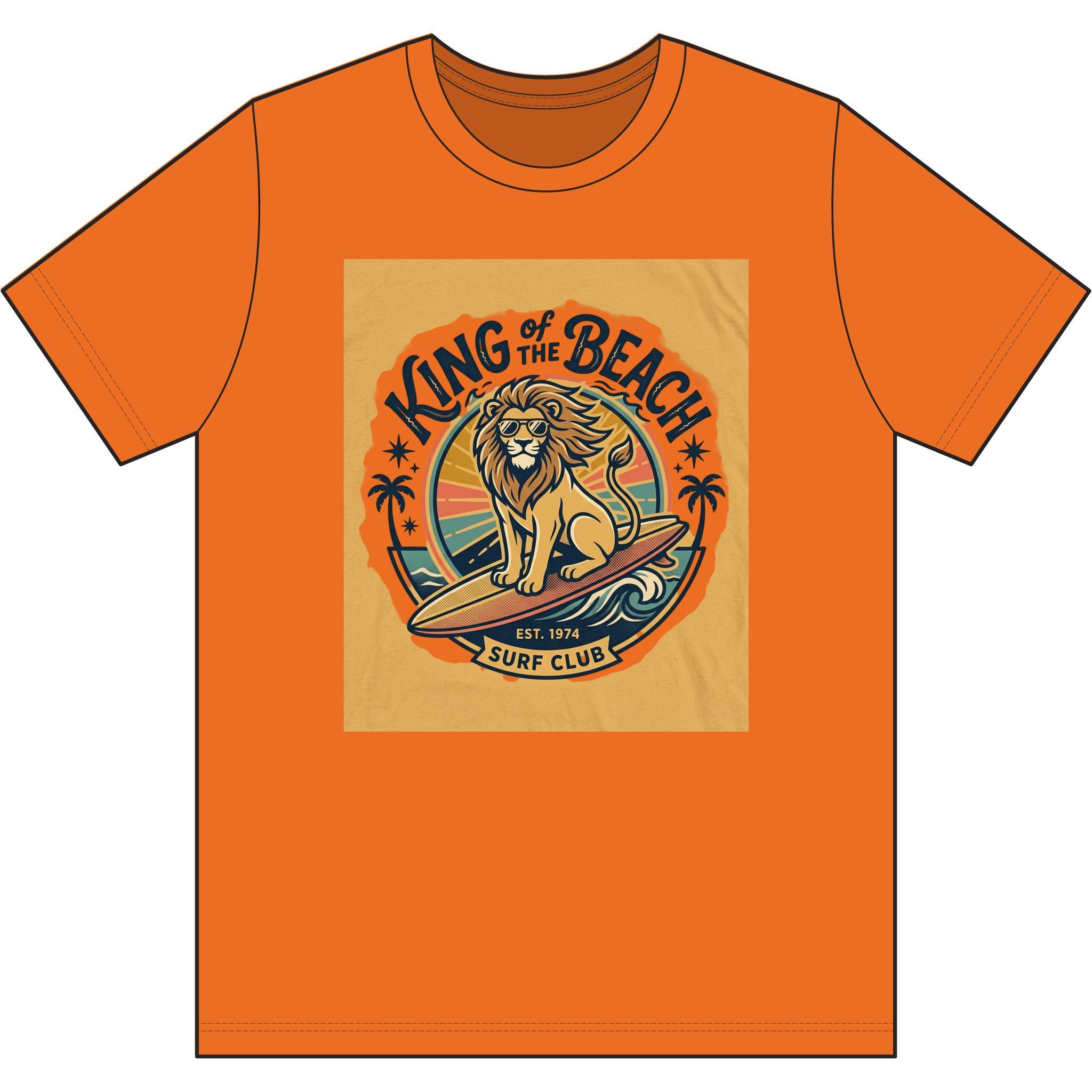 King of the Beach Surf Club T-Shirt