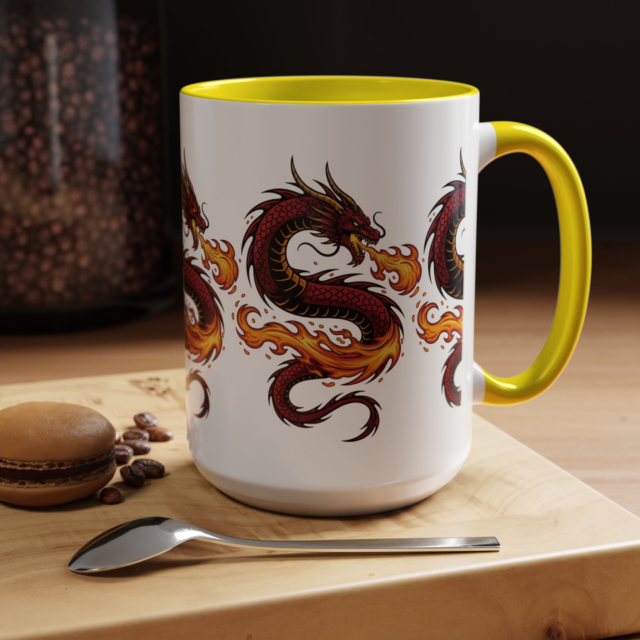 Fire Dragon Coffee Mug — Ceramic Mug (11/15 oz)