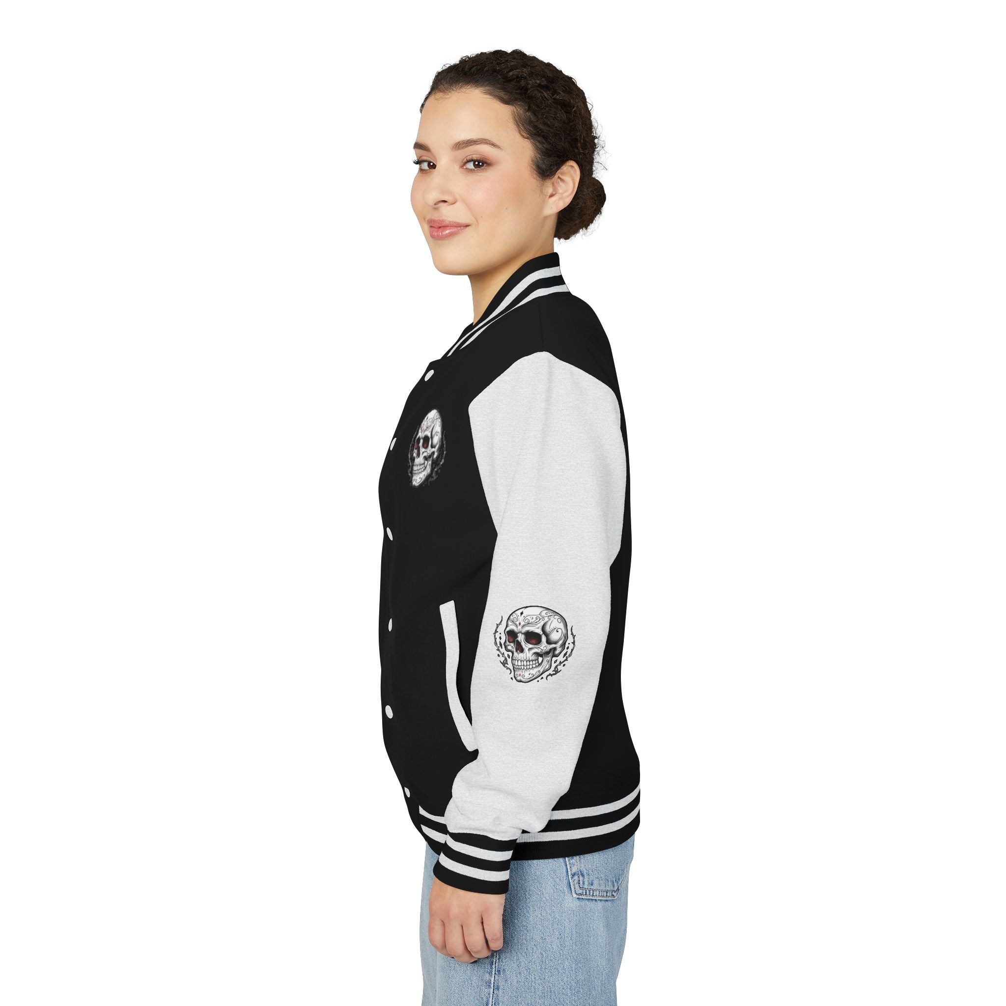 Baseball Jacket — Retro Skull