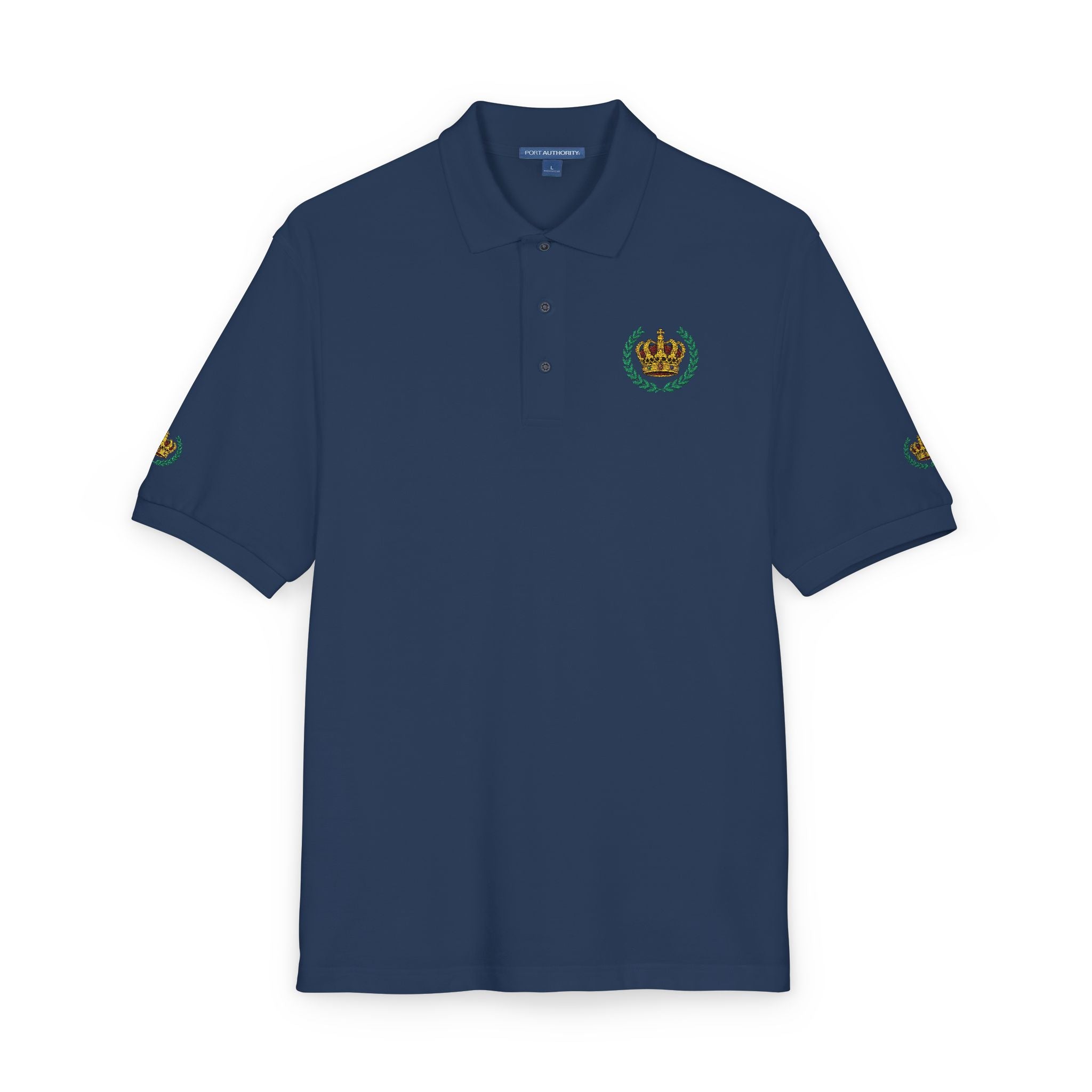 Embroidered Crest Polo Shirt