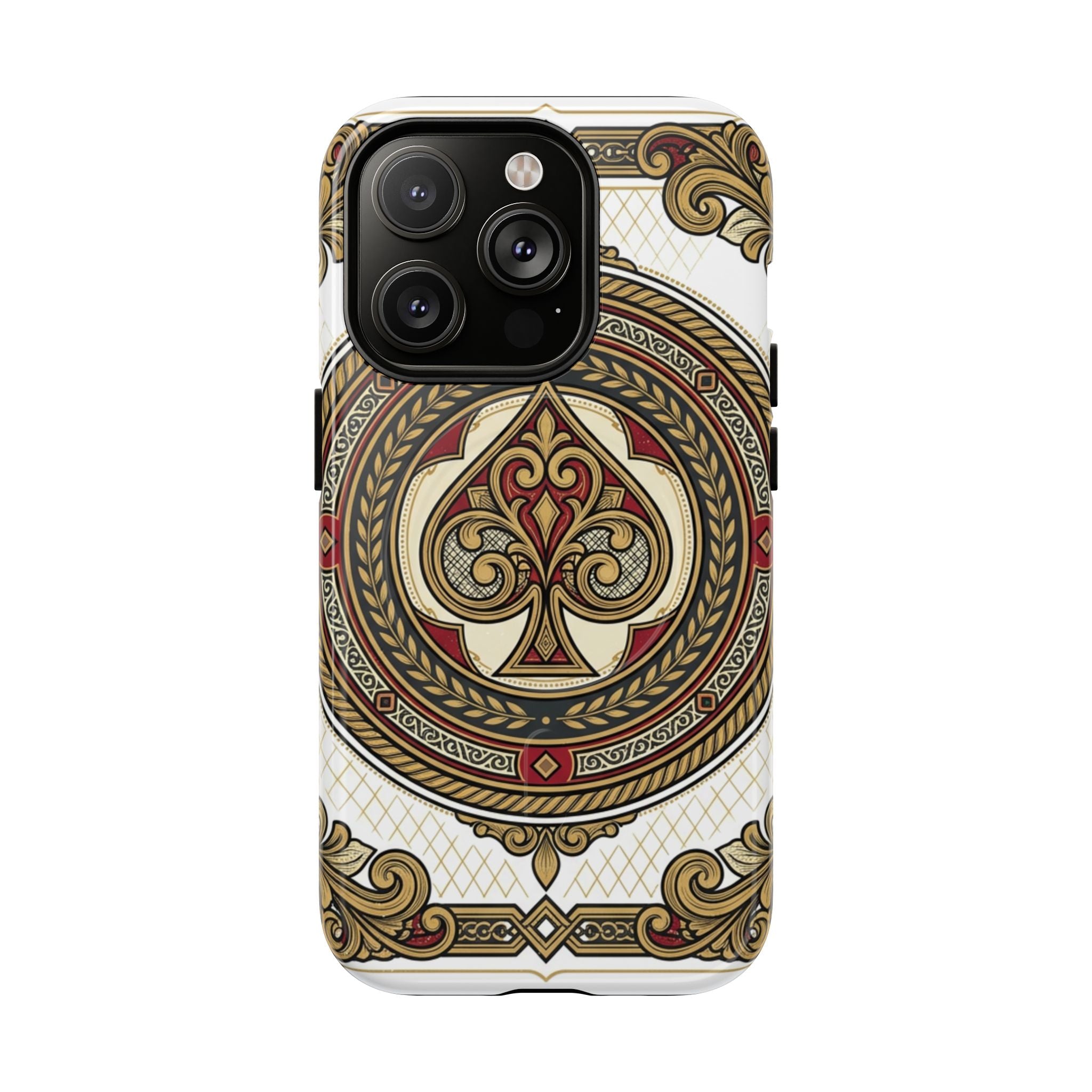 Ornate Ace of Spades Magnetic Tough Case